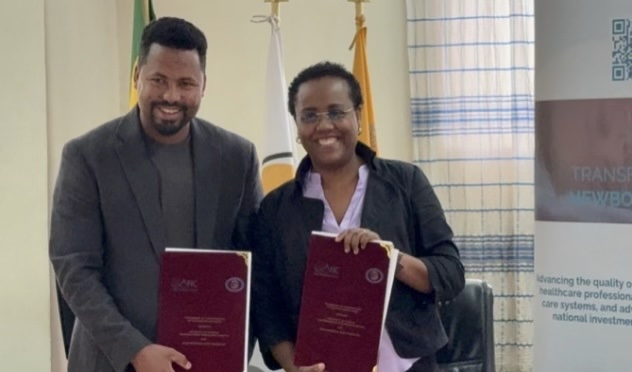 Representatives holding documents